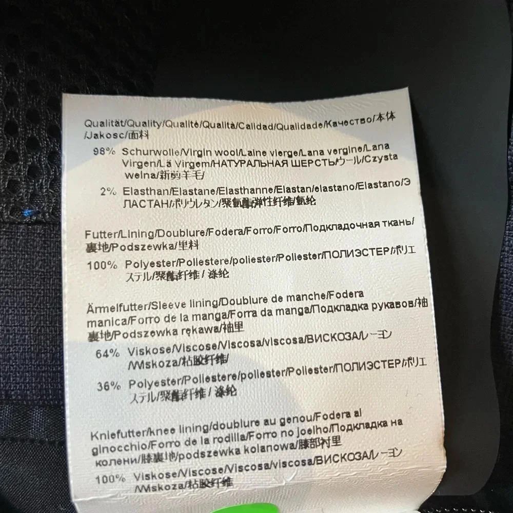 NWT Hugo Boss Virgin Wool Navy Slim Fit Herrel / Grace Travel Suit Jacket - Picture 8 of 10